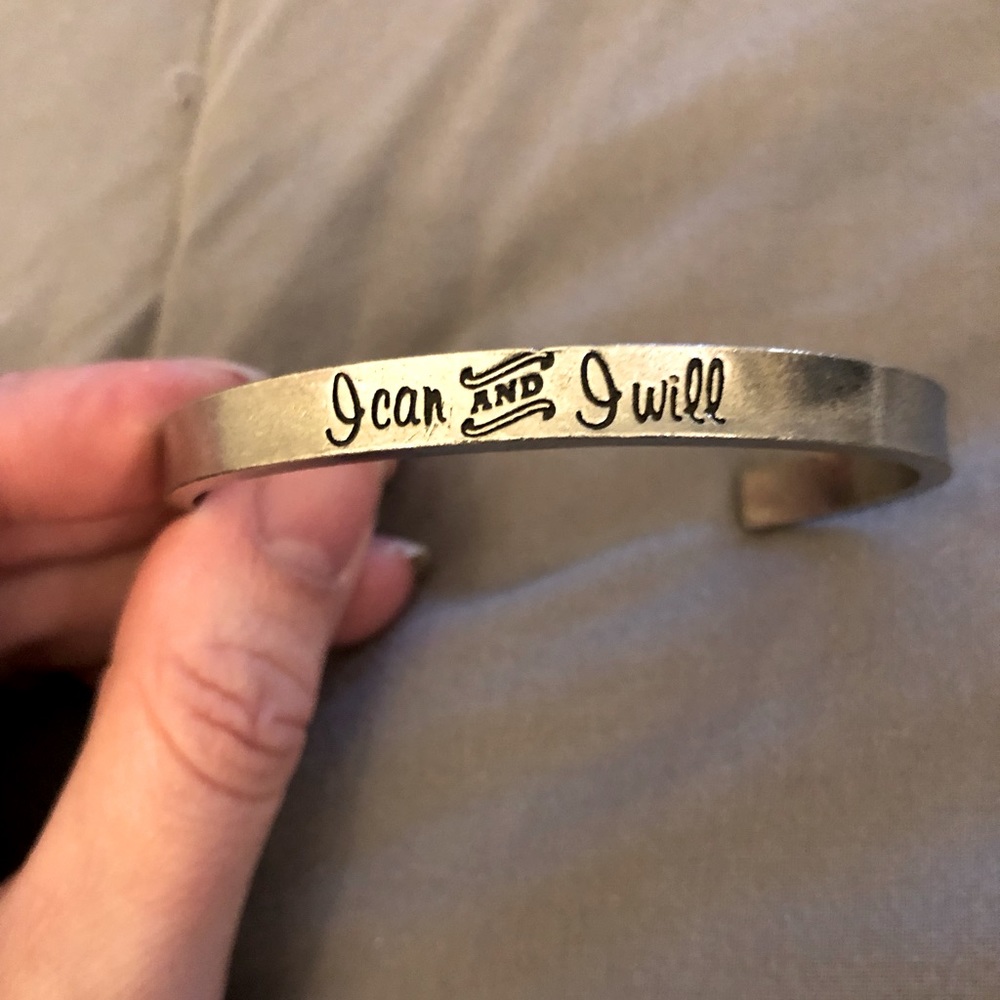 “I Can and I Will” Cuff Bracelet *NWOT*